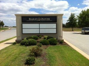 Sign for Oliver Law Firm